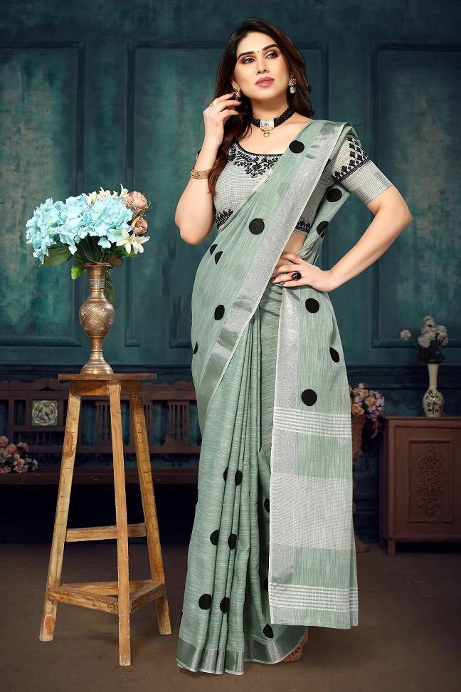 Blacklady 2 Soft Cotton Silk Saree Collection