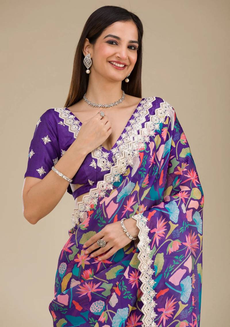 Bt 404 Beautiful Digital Printed Stylish Saree Collection