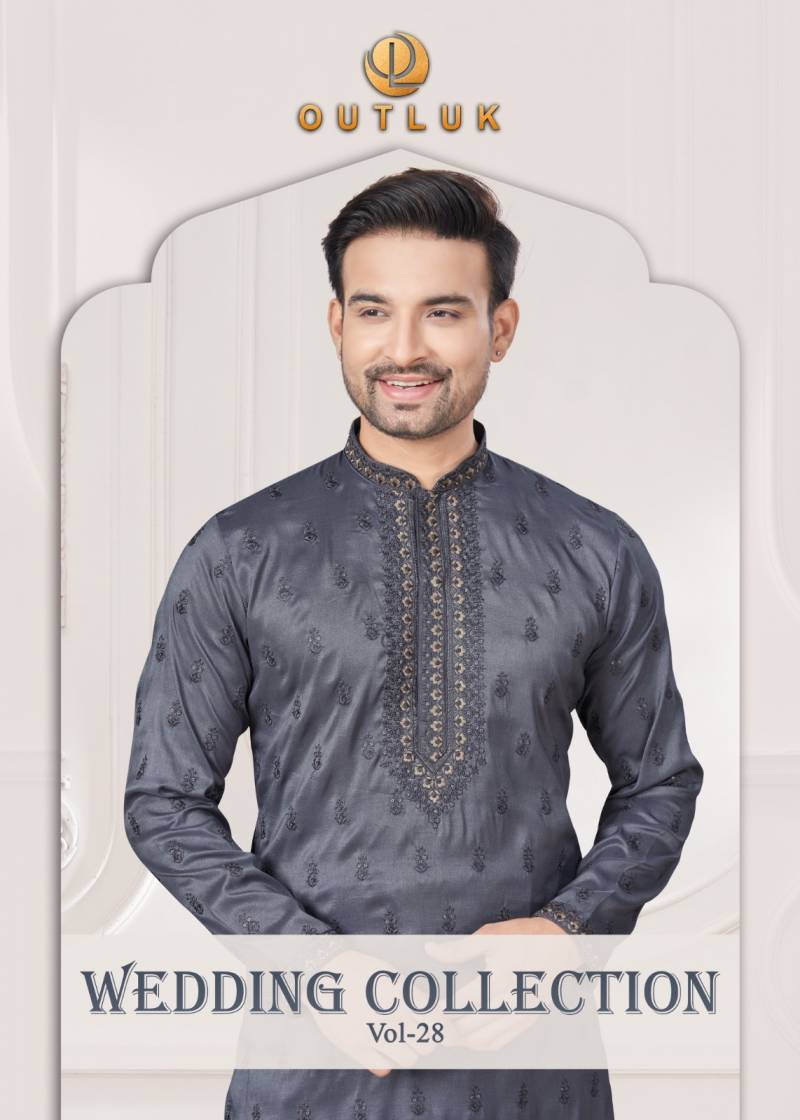 Outluk Wedding Collection Vol 28 Kurta With Pajama Mens Collection