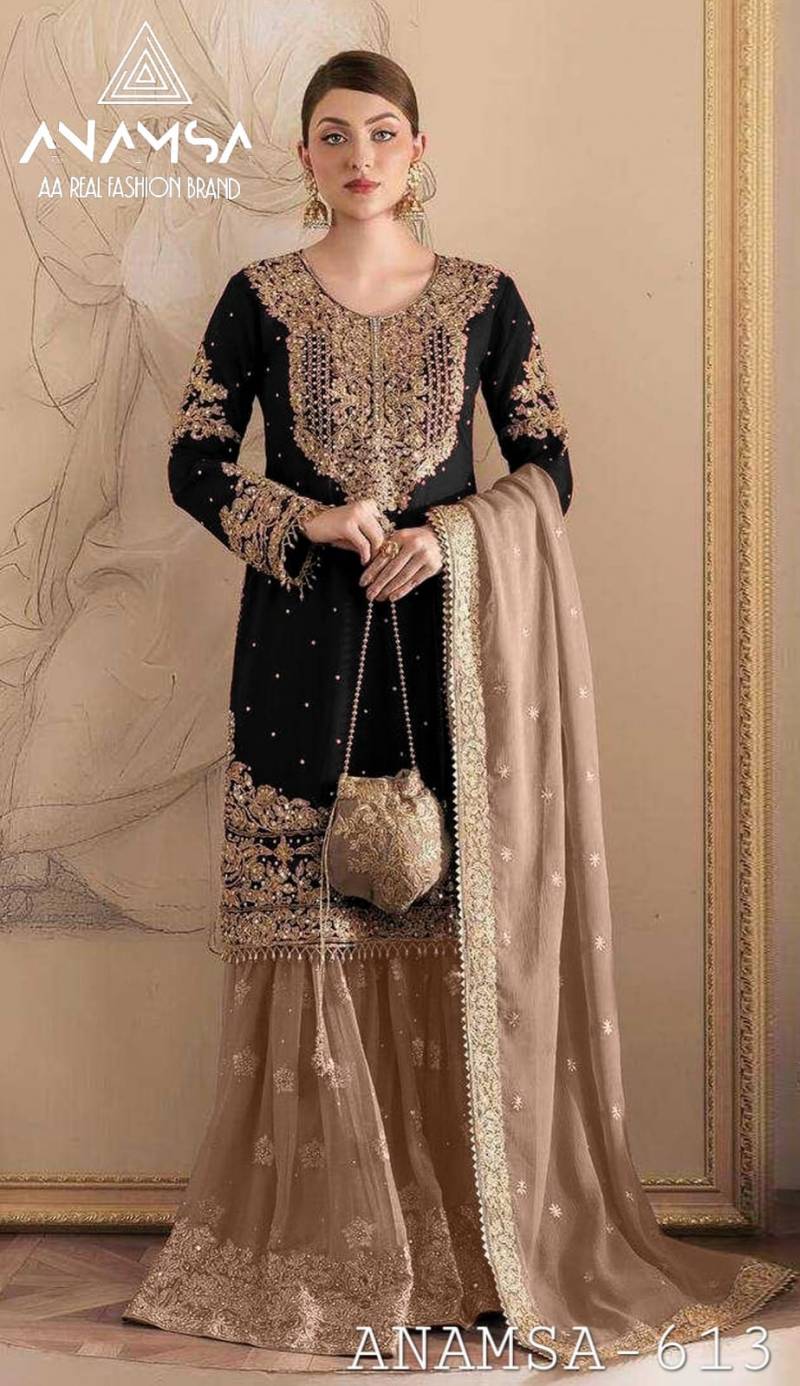 Anamsa 613 Embroidered Pakistani Salwar Kameez