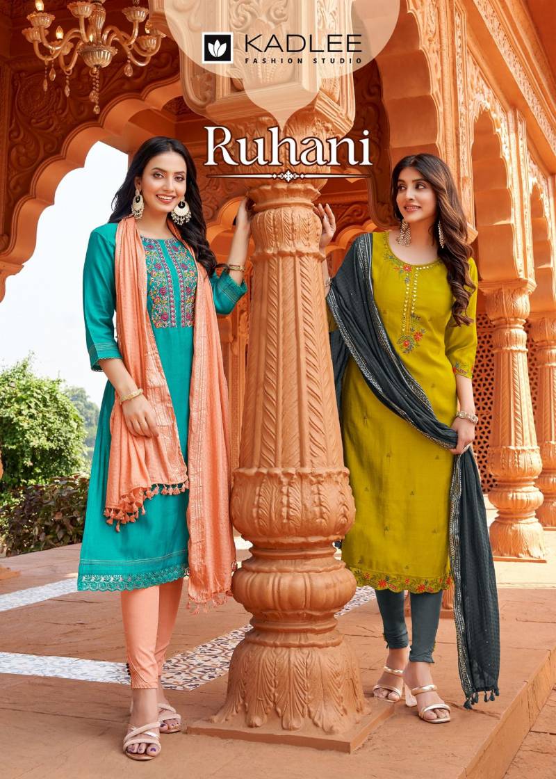 Mittoo Ruhani Viscose Festive Wear Kurti Bottom With Dupatta