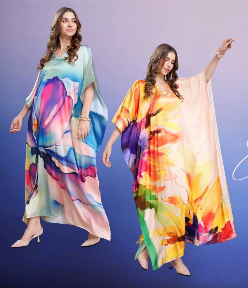 Hkf Everbloom Vol 4 Fancy Printed Kaftan Collection