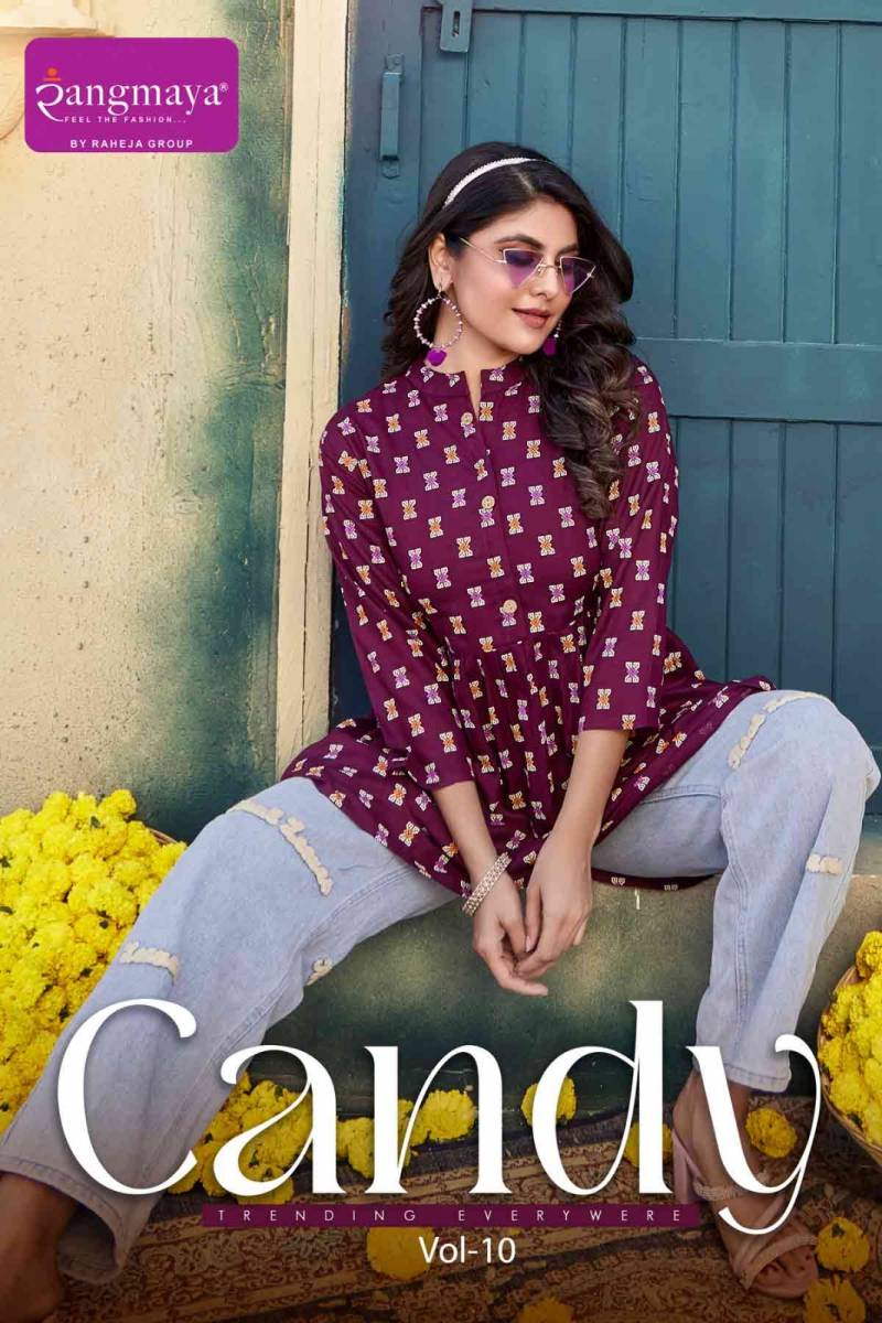 Rangmaya Candy 10 Printed Short Top Collection