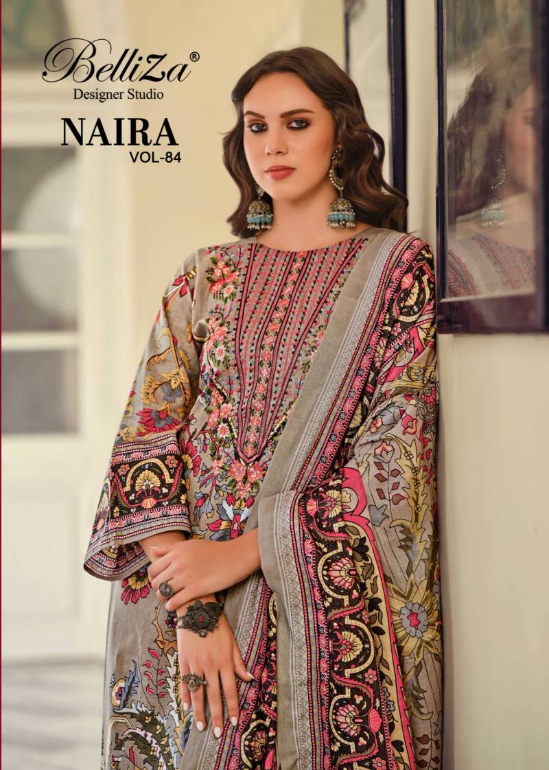 Belliza Naira Vol 84 Printed Dress Material Collection