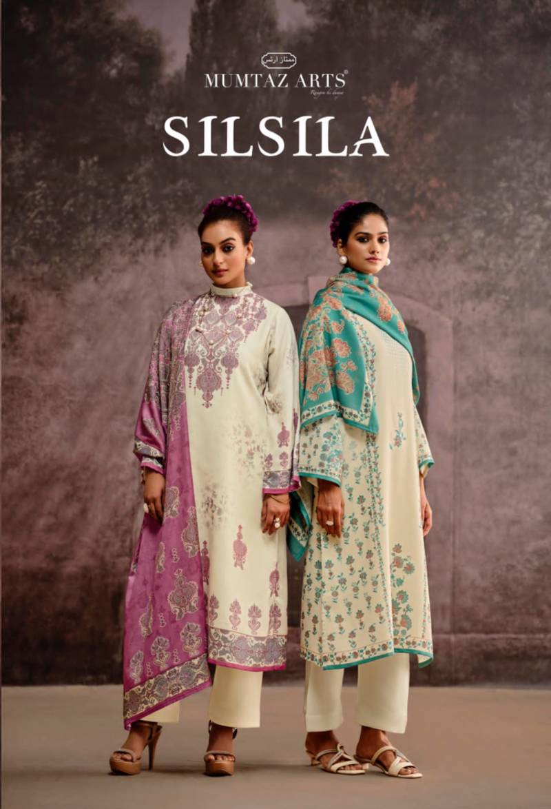 Mumtaz Silsila Pashmina Printed Dress Material