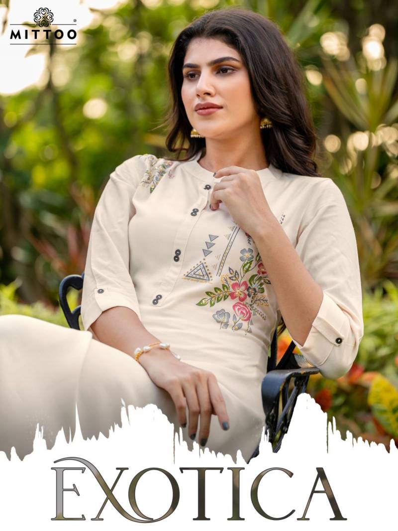 Mittoo Exotica Fancy Daily Wear Kurti Collection