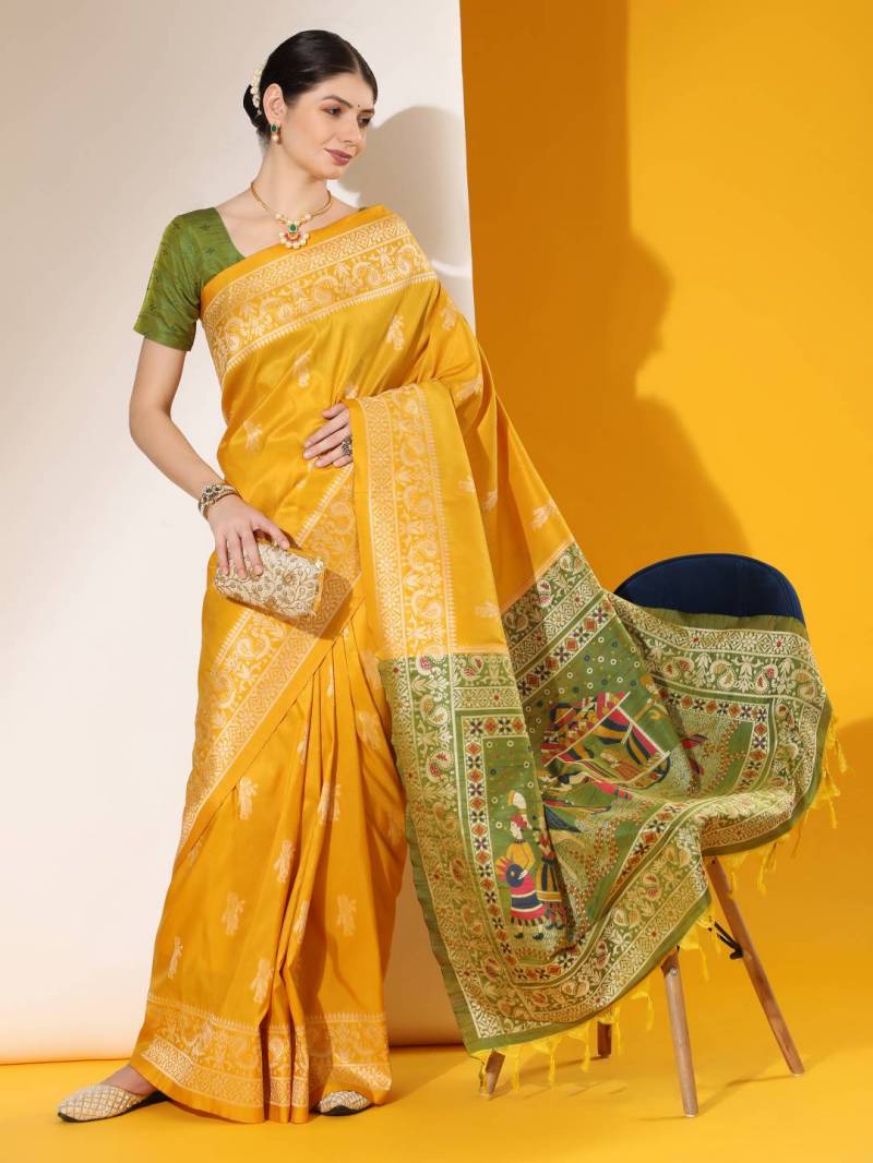 Handloom Barrat 3 Soft Silk Fancy Saree Collection