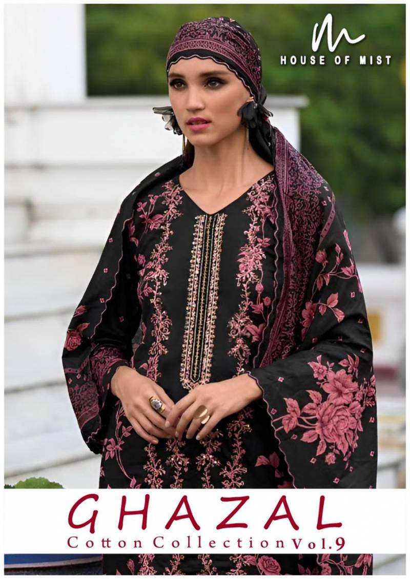 House Of Mist Ghazal Vol 9 Printed Cotton Dress Material Collection