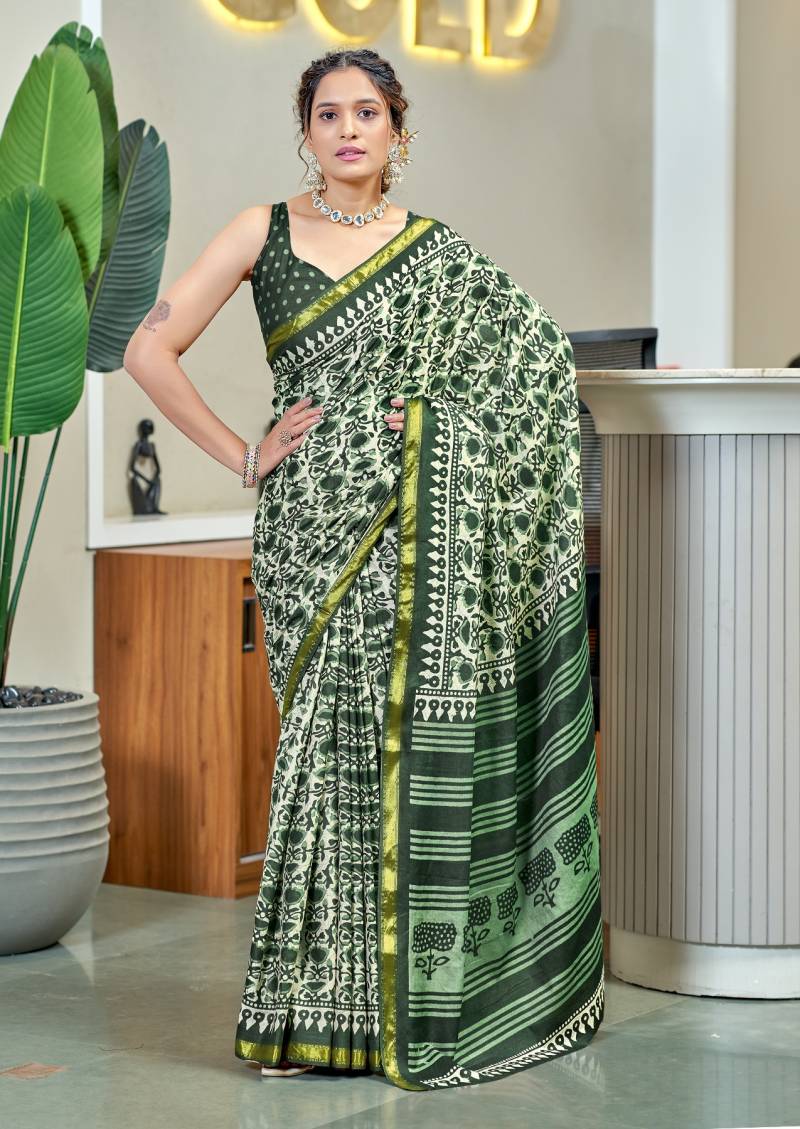 Df Sudha V Beautiful Cotton Printed Saree Collection