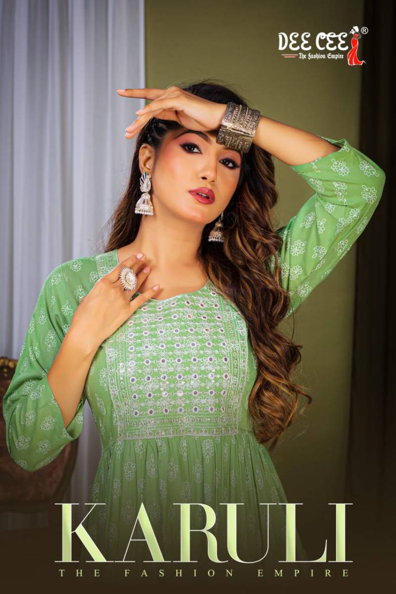 Deecee Karuli 1 Anarkali Long Kurtis Collection