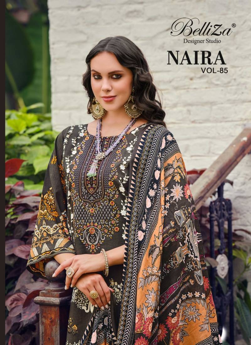 Belliza Naira Vol 85 Printed Cotton Dress Material Collection