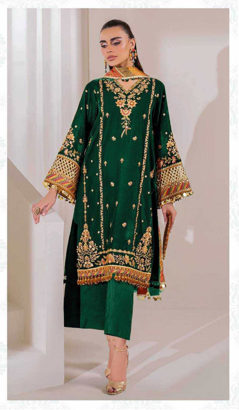 Deepsy Velvet 24 Designer Velvet Pakistani Salwar Suit