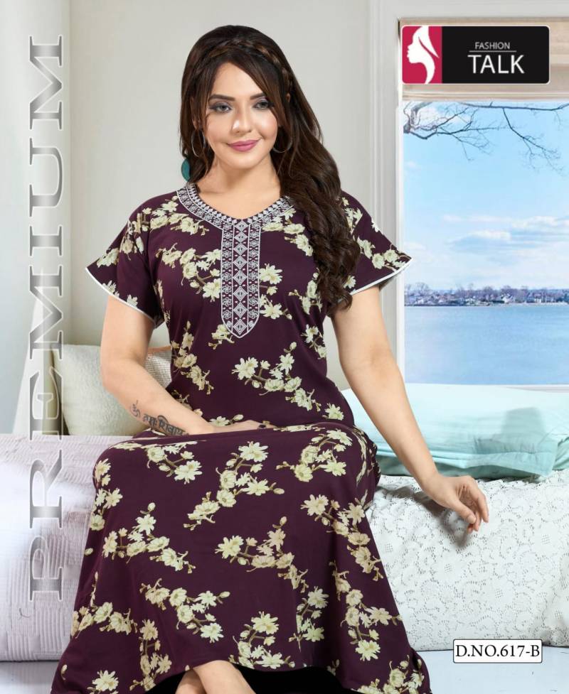 Summer Special Vol Pc 617 Cotton Nighty Gown Collection