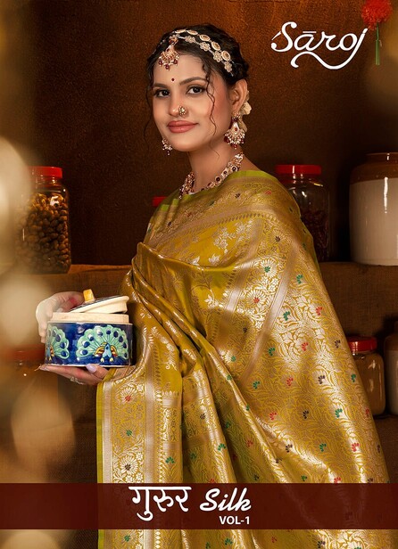 Saroj Gurur Silk Vol 1 Festive Wear Silk Saree Collection