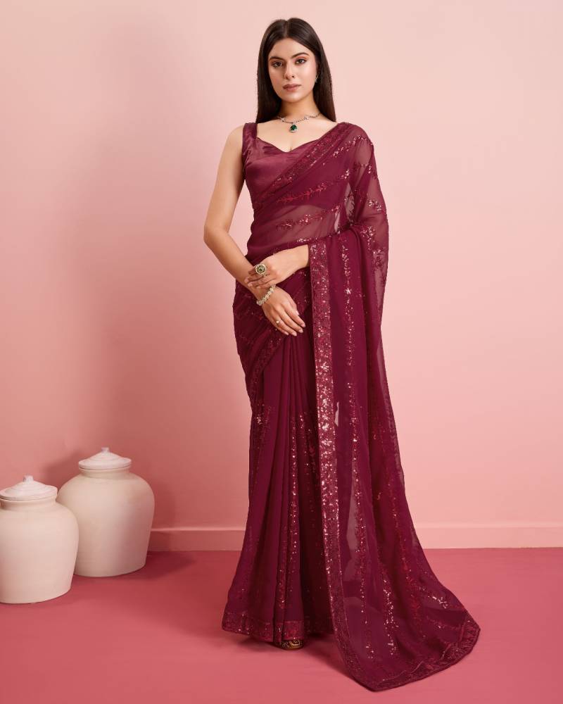 Apple 3 Gorgeous Party Wear Saree Collection