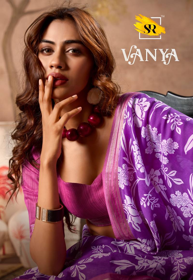 Sr Vanya Beautiful Cotton Printed Saree Collection