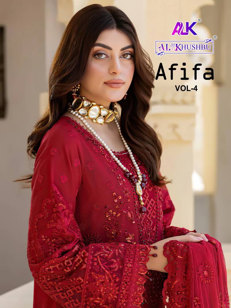 Al Khushbu Afifa Vol 4 Pakistani Salwar Suits Collection