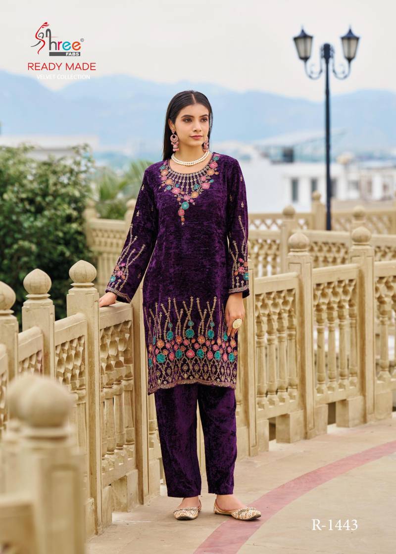 Shree R 1443 Pakistani Ready Made Salwar Suits Collection