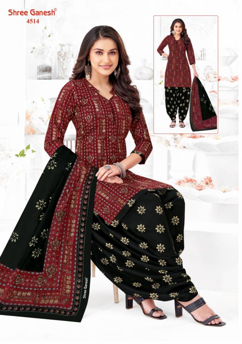 Shree Ganesh Hansika Exclusive Vol 25 Cotton Readymade Patiyala Dress