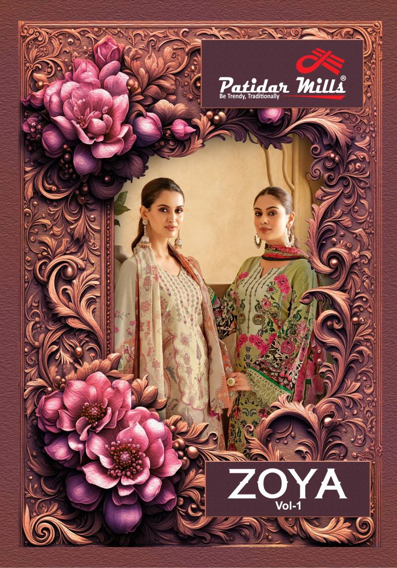 Patidar Zoya Vol 1 Printed Cotton Dress Material Collection