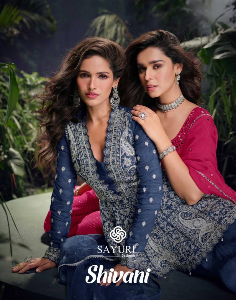 Sayuri Shivani Designer Embroidery Salwar Kameez Collection