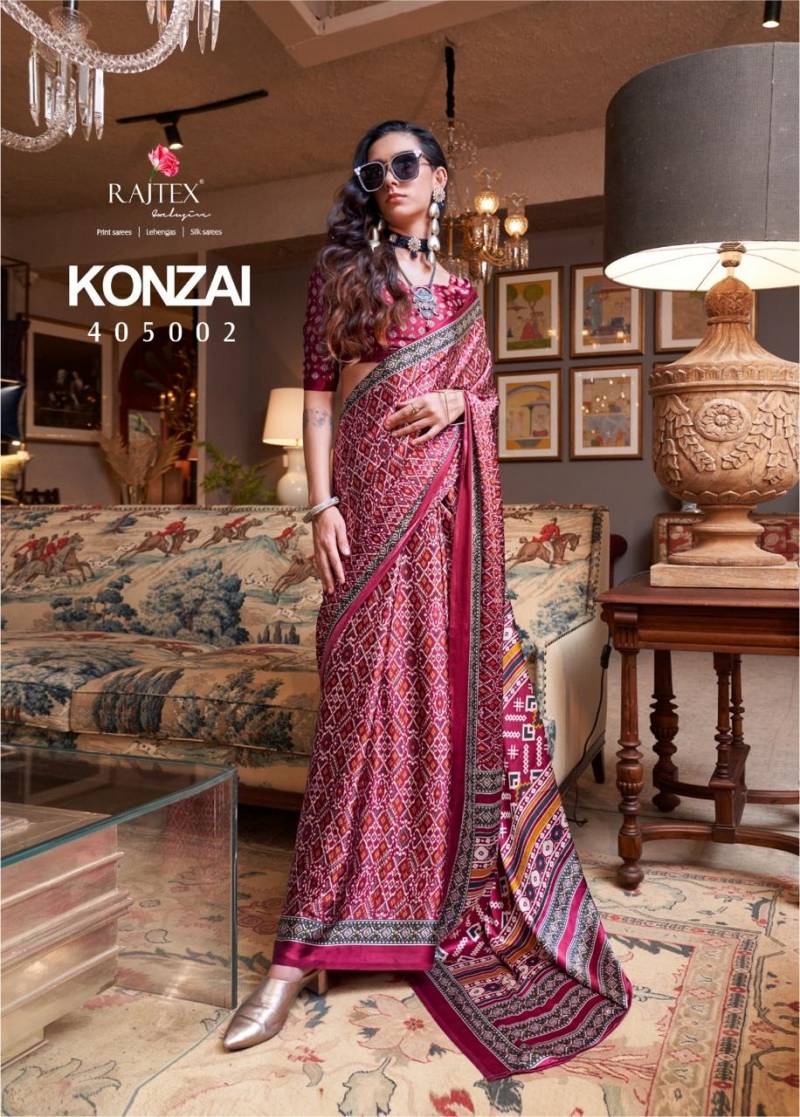 Rajtex Konzai Patola Printed Fancy Sarees Collection