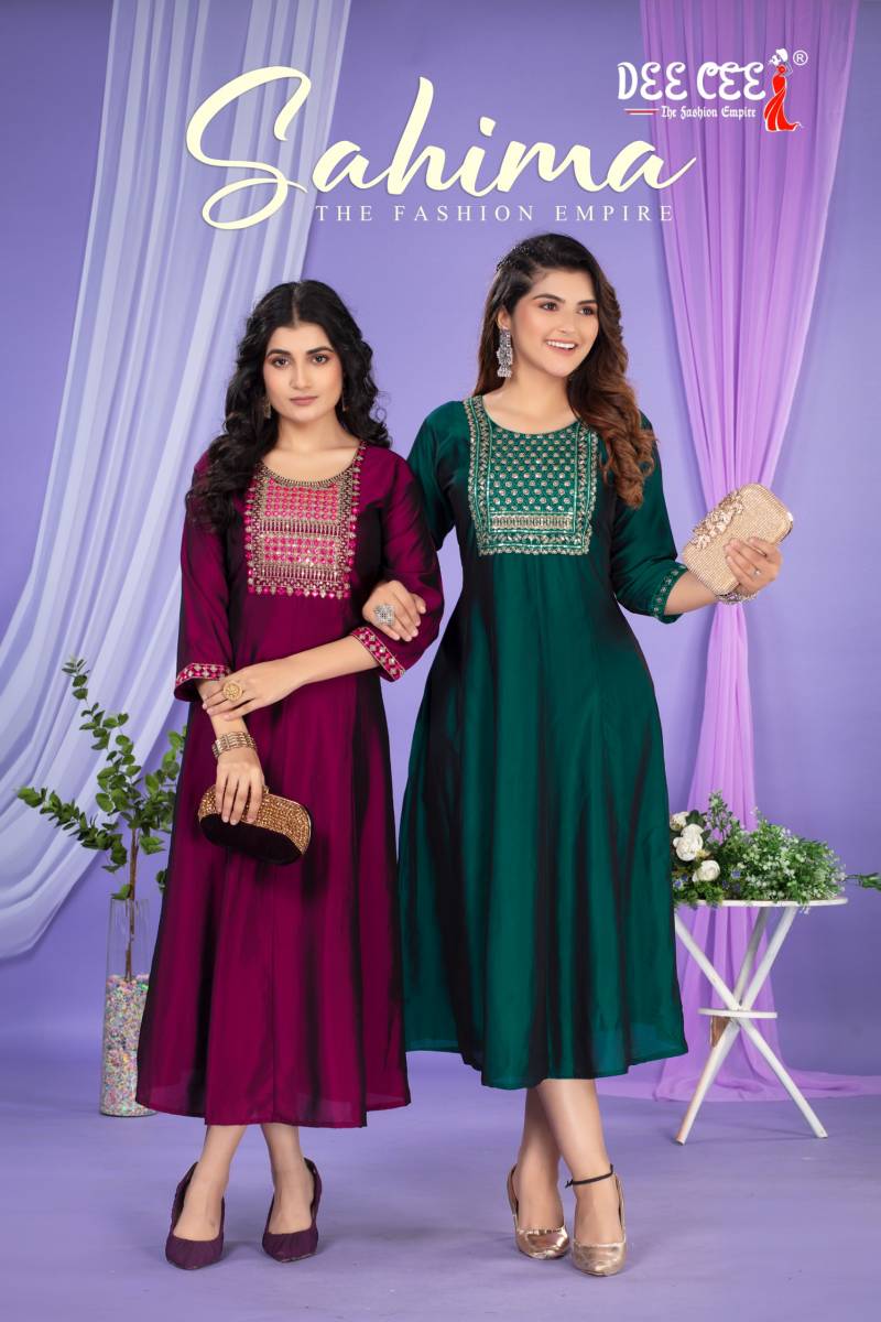 Deecee Sahima Sequence Anarkali Kurtis Collection