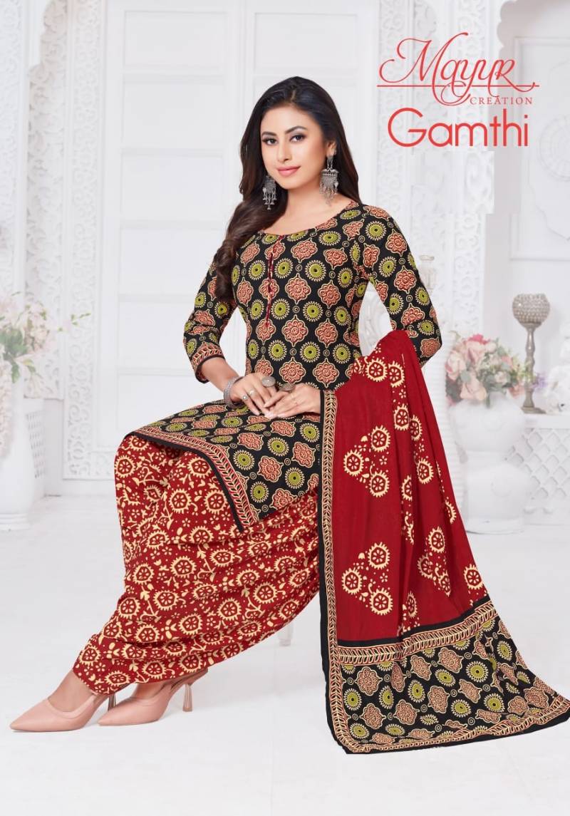 Mayur Gamthi Vol 8 Printed Dress Material Collection