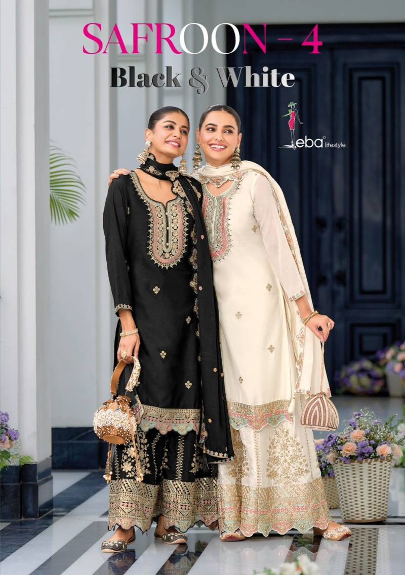 Eba Safroon Vol 4 Designer Readymade Suits Collection