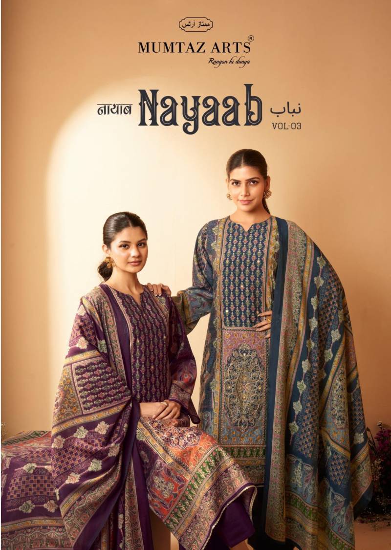 Mumtaz Nayaab Vol 3 Printed Dress Material Collection