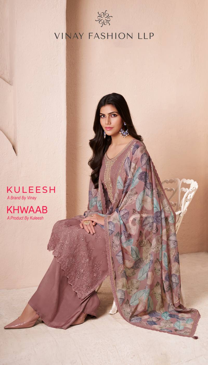 Vinay Kuleesh Khwaab Embroidery Designer Salwar Suits Collection