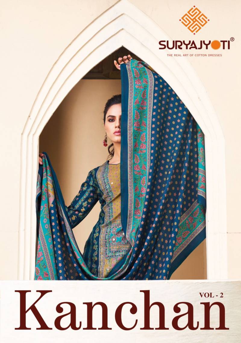 Suryajyoti Kanchan Vol 2 Designer Dress Material Collection