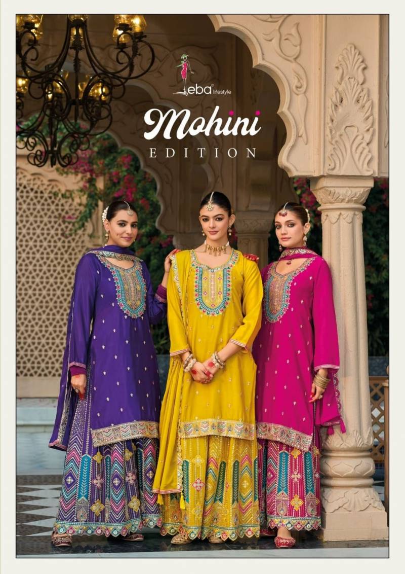 Eba Mohini Edition Chinon Designer Ready Made Salwar Suits