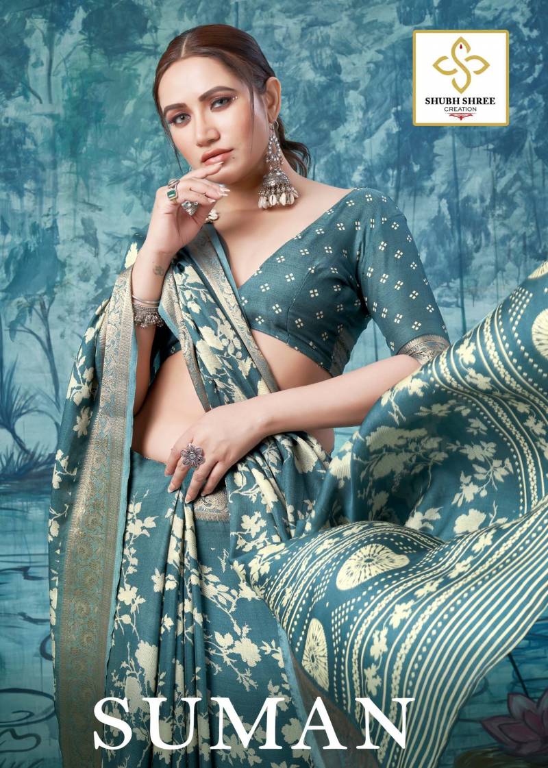 Shubh Shree Suman 1 Stylish Printed Saree Collection