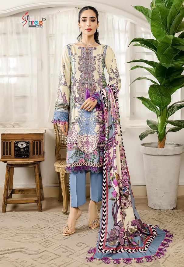 Shree Jade Bliss Pakistani Salwar Suits Chiffon Dupatta