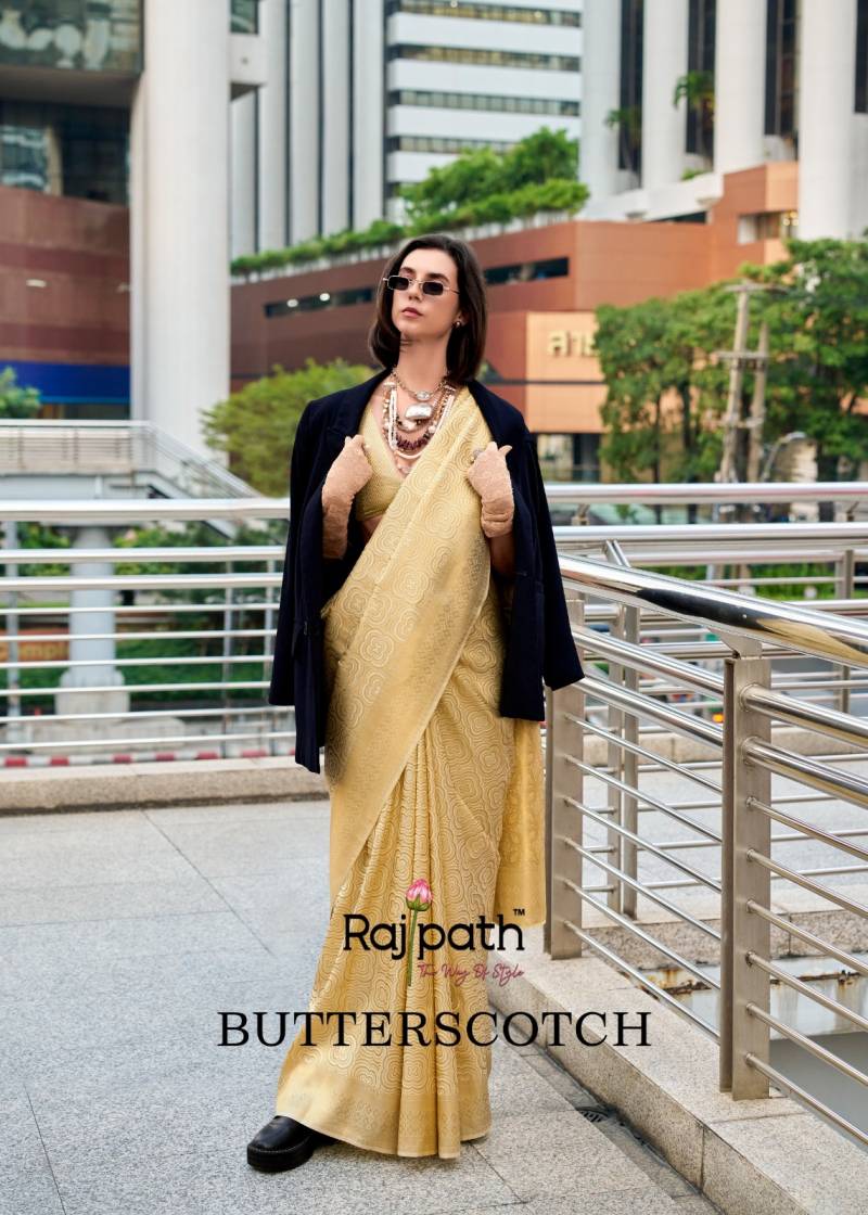 Rajpath Butterscotch Kanjivaram Saree Collection