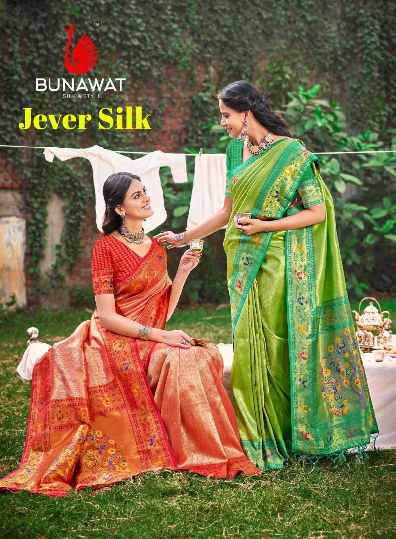 Bunawat Jever Wedding Paithani Silk Sarees Collection