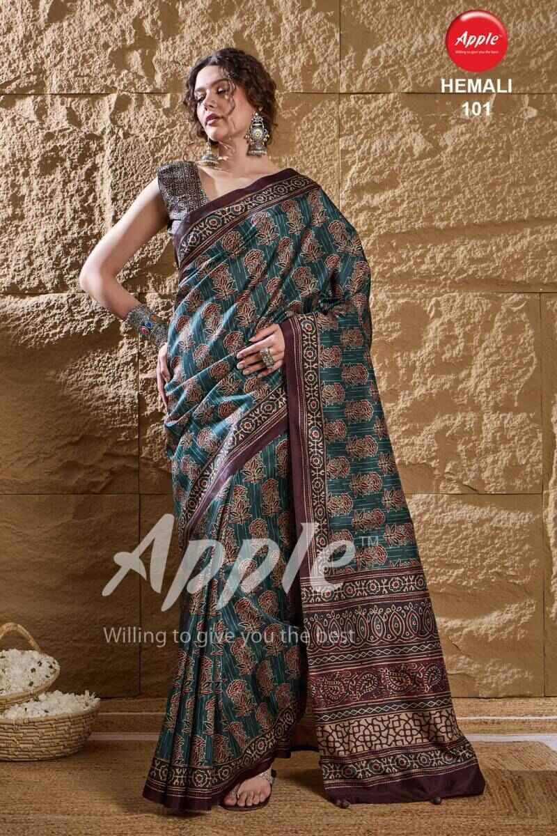 Apple Hemali 1 Printed Silk Saree Wholesale Price