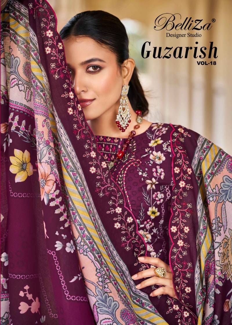 Belliza Guzarish Vol 18 Cotton Dress Material Collection