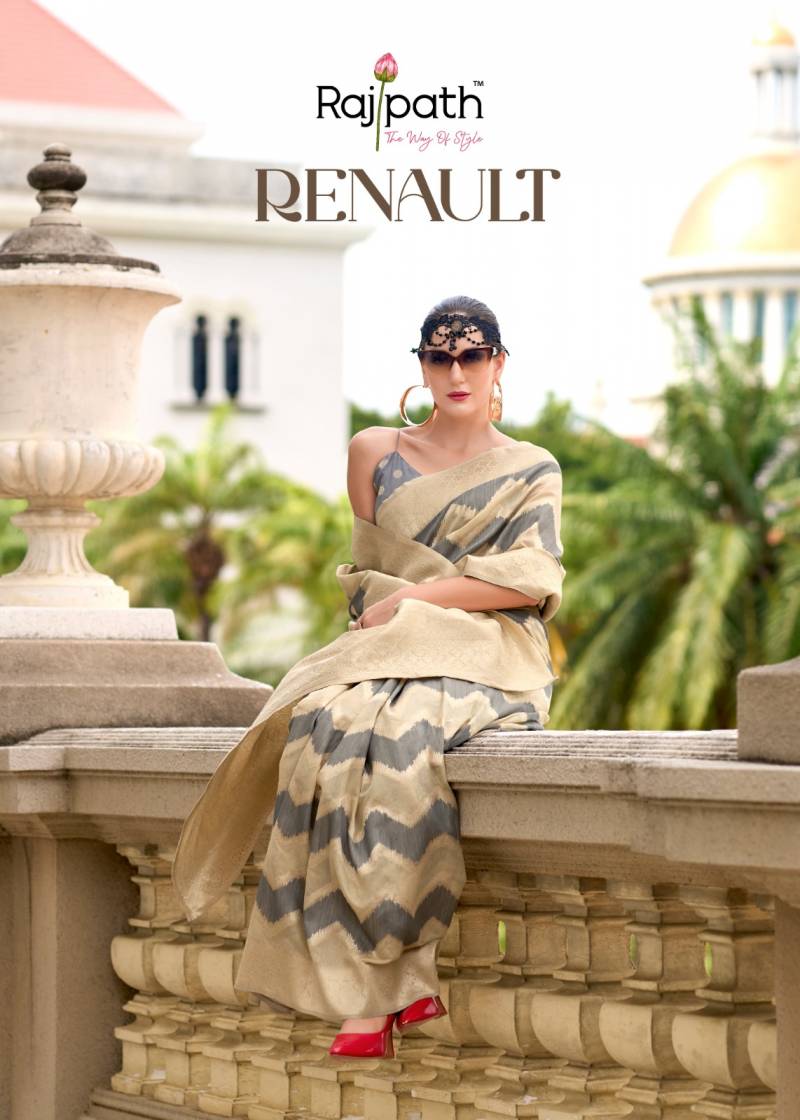 Rajpath Renault Cotton Linen Saree Collection