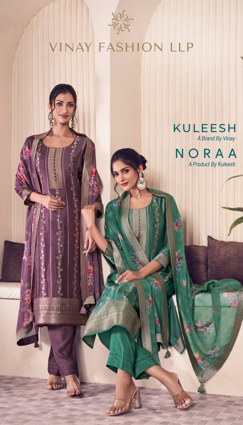 Vinay Kuleesh Noraa Silk Designer Salwar Suits Collection