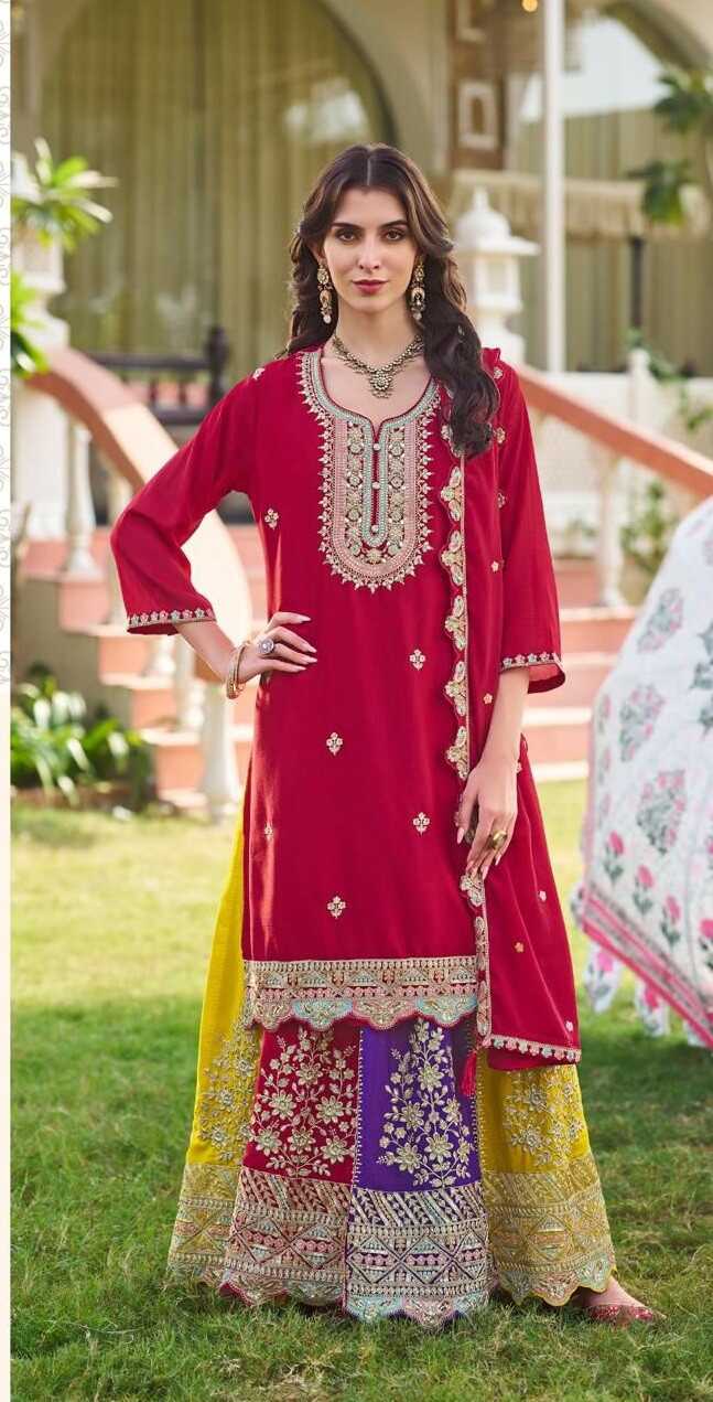 Shree K 5258 Embroidered Pakistani Readymade Suit Collection