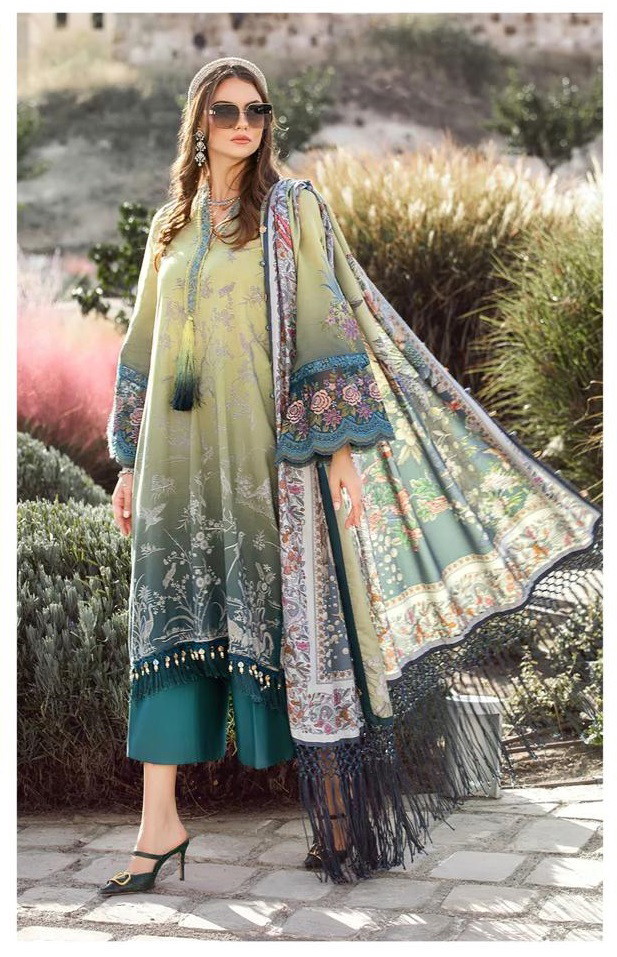 Alzohaib Az 1147 To 1185 Pakistani Suits Cotton Dupatta