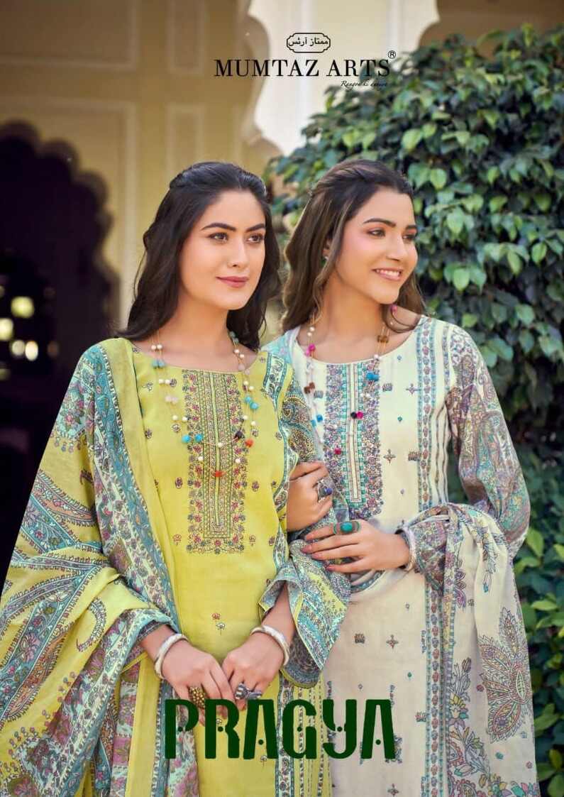 Mumtaz Pragya Digital Printed Dress Material Collection
