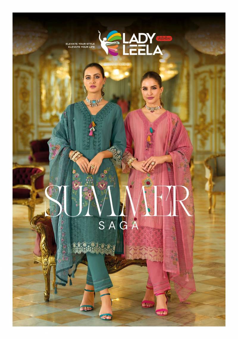 Lady Leela Summer Saga Designer Kurti Pant With Dupatta Collection