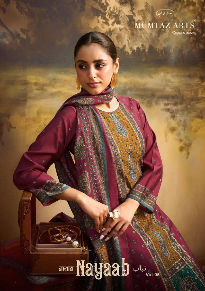 Mumtaz Nayaab Vol 5 Designer Printed Dress Material Collection