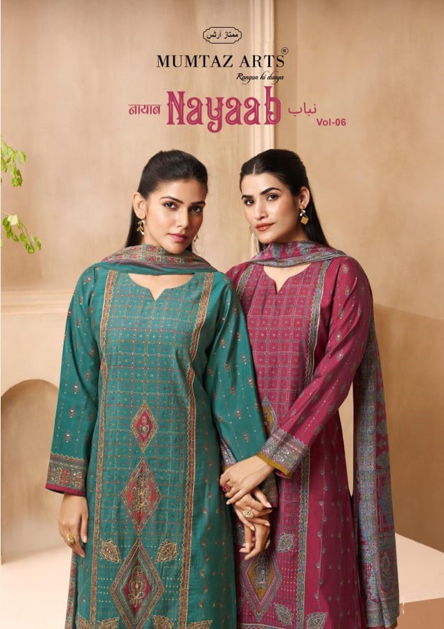 Mumtaz Nayaab Vol 6 Printed Dress Material Collection