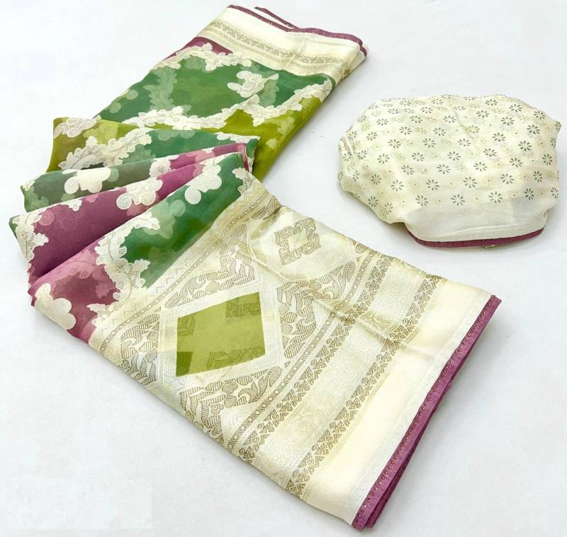 Rajyog Leher Soft Brasso Silk Designer Saree Collection