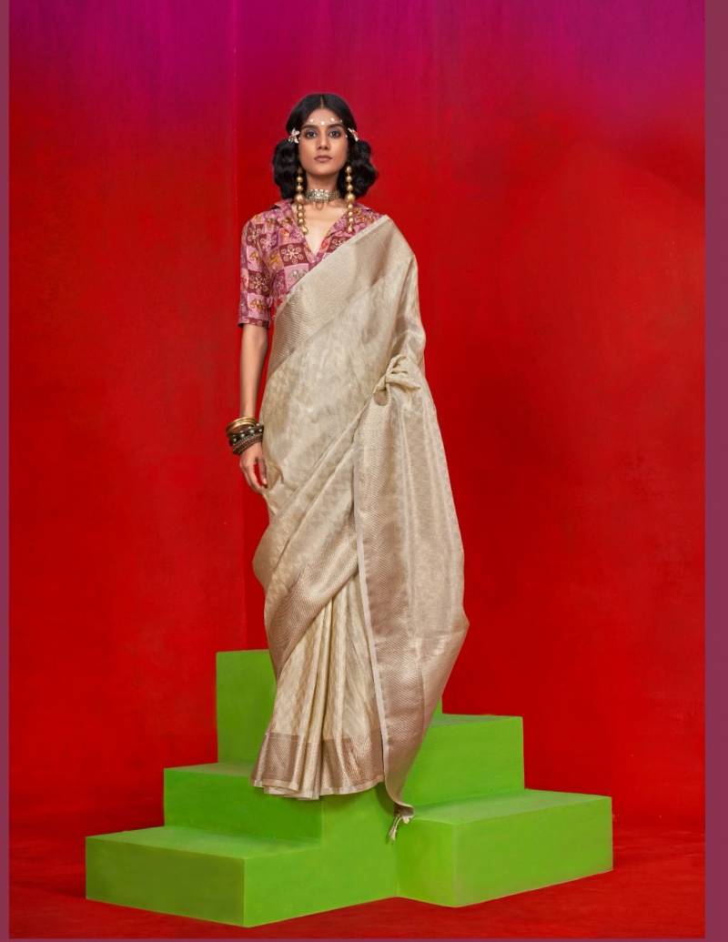 Rajtex Kabaayaa Zari Traditional Handloom Silk Saree Collection