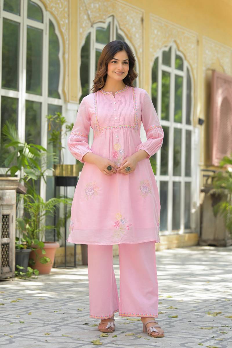 Tanyaa P 213 Mul Designer Handwork Top With Bottom